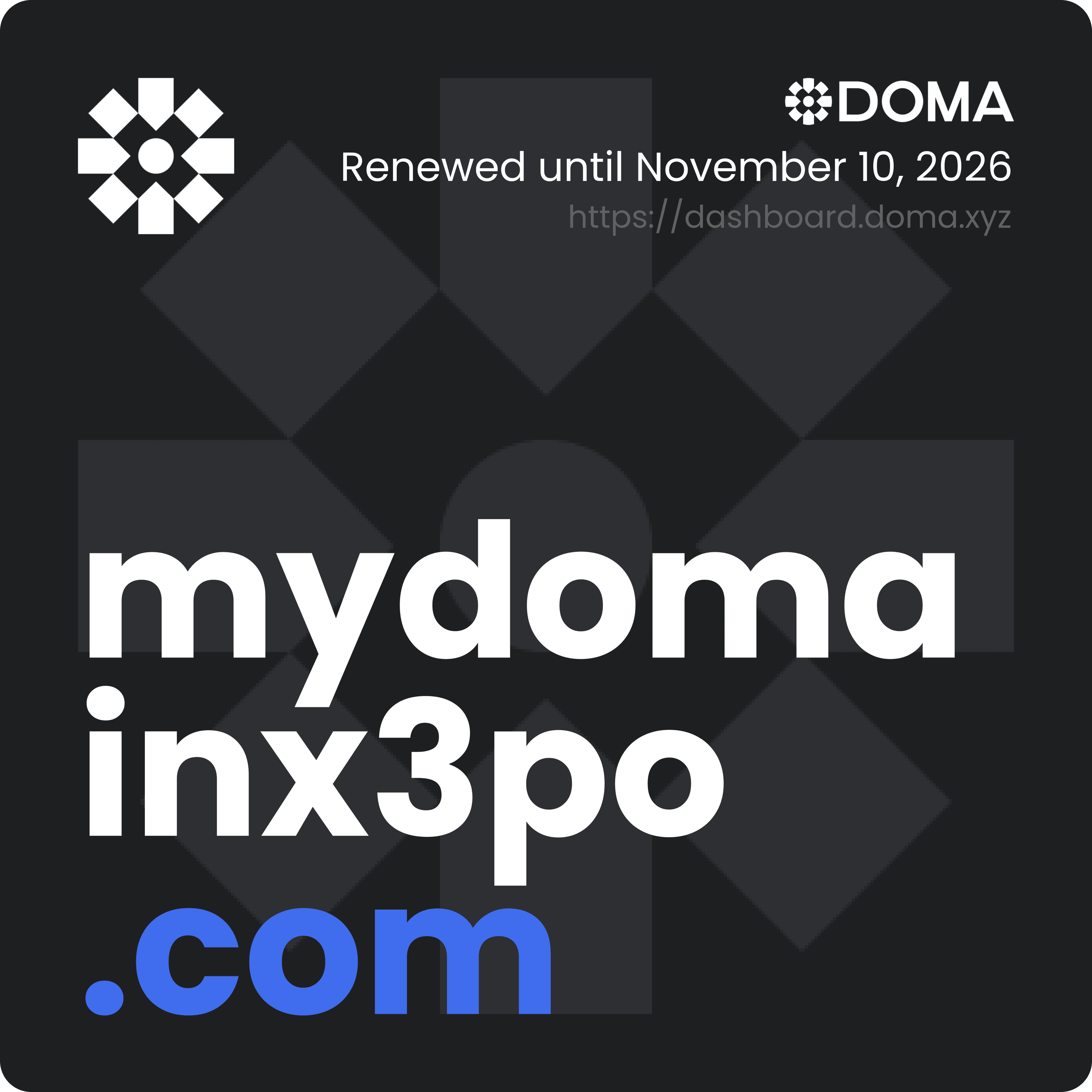 mydomainx3po.com avatar